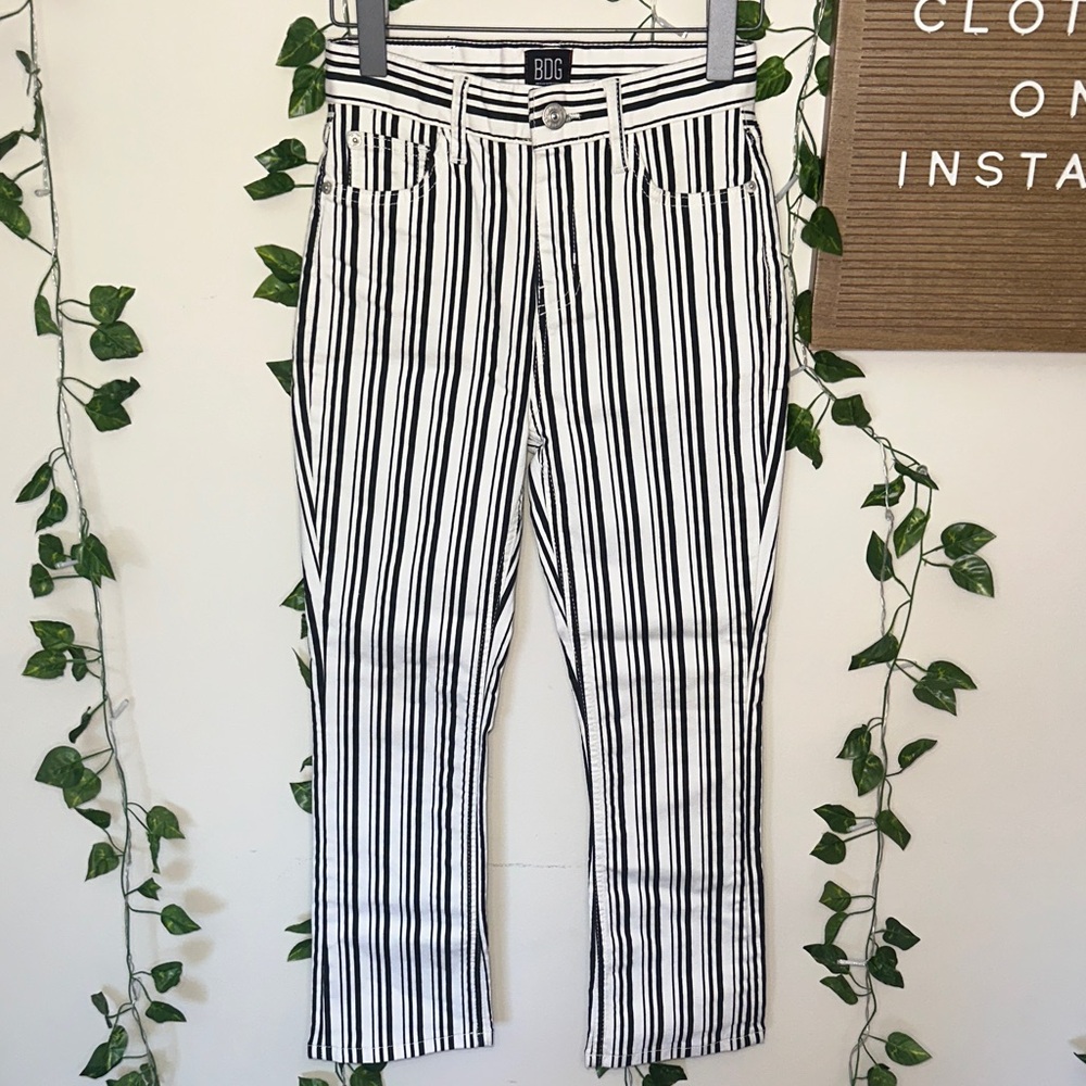 Urban Outfitters BDG Striped Slight Bootcut Pants